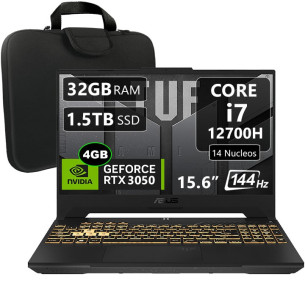 ASUS TUF F15 FX507ZC4 Core i7-12700H, 32GB, 1.5TB, RTX3050, 15.6", 144Hz